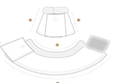Bell Boots Sizes in cm (centimeters) :