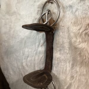 Leather Side Pull Standardbred Bit 5"